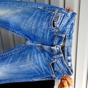 Miss Me jeans super favorite detailing on the back